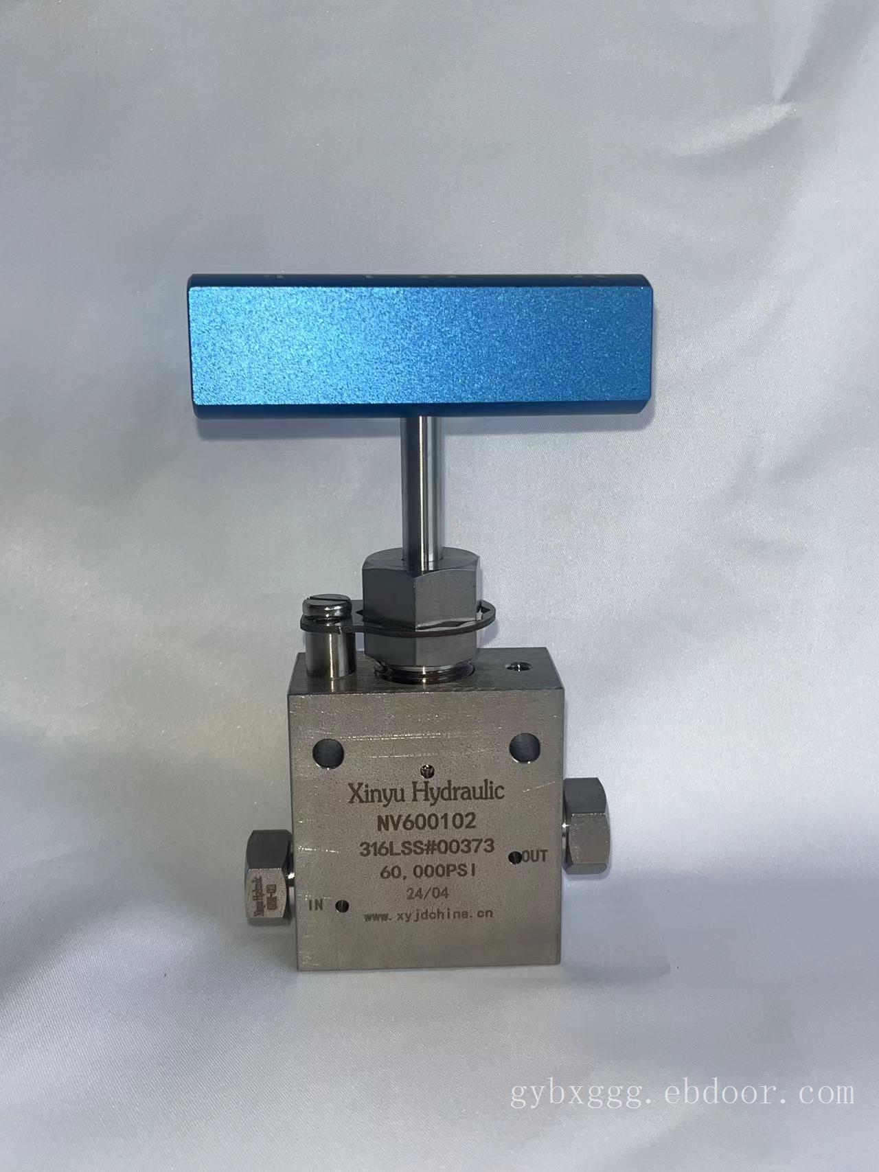 高压手动针阀直通型NV600103直角型不锈钢针阀工厂批发