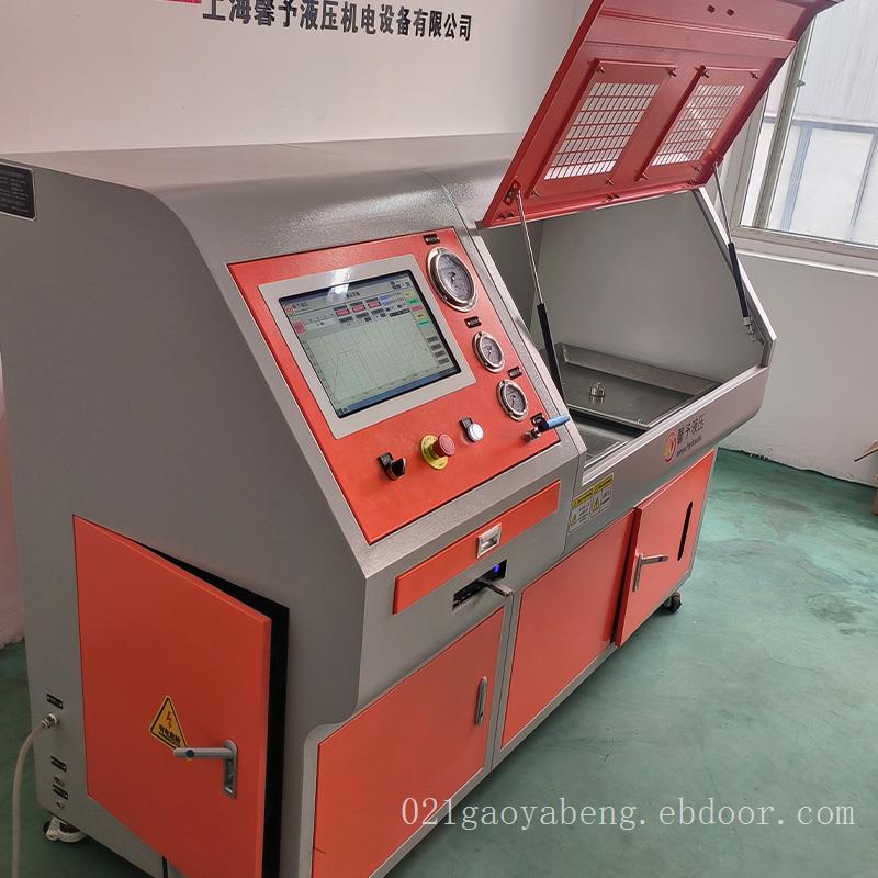 软管自动控制 静压爆破试验台管材 阀门水压试验台厂家设计