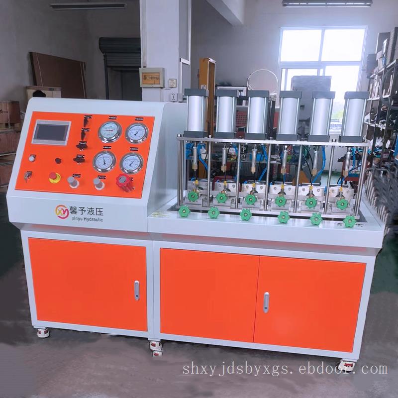 瓶阀气密性试验机 阀门管材爆破试验台 水压流量检测设备