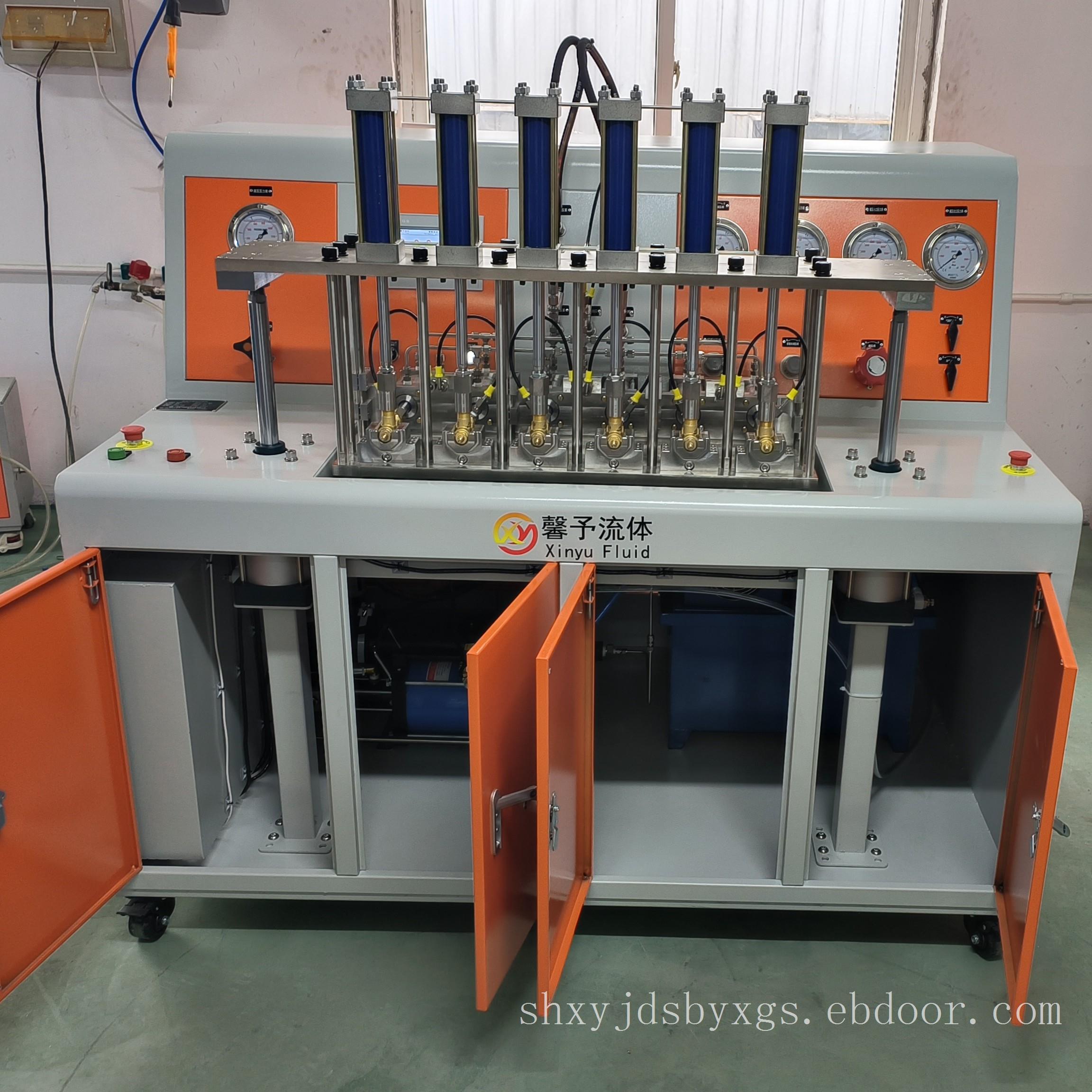 瓶阀气密性试验机阀门试验台气压爆破试验台厂家设计