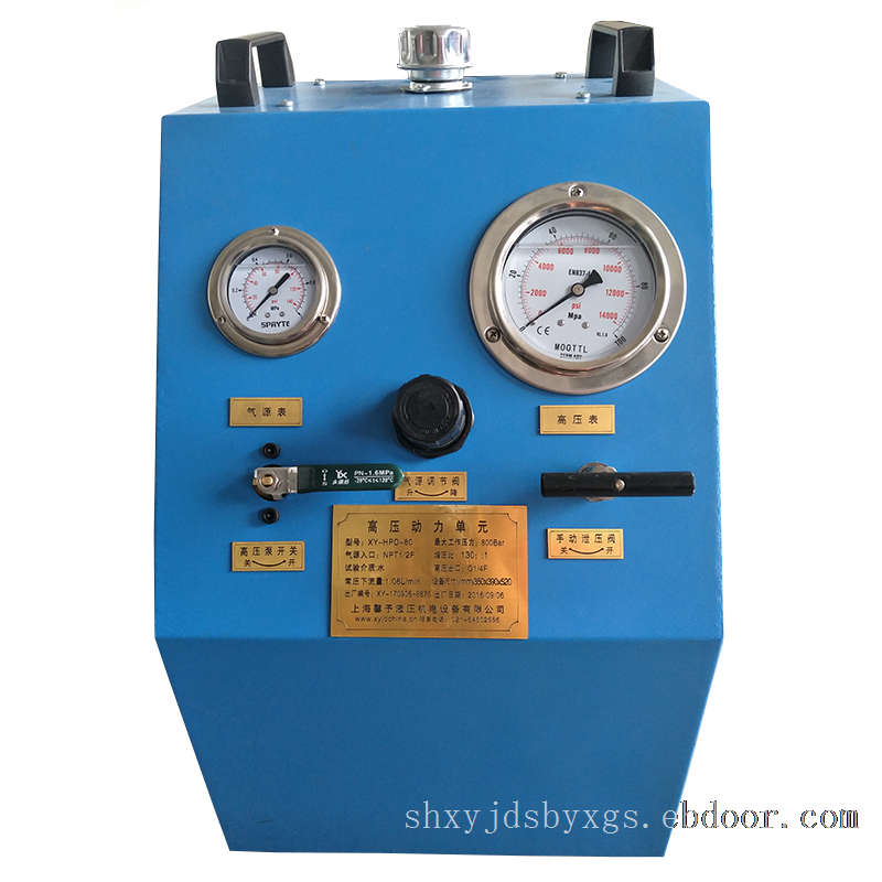 高压动力单元试验台封闭式水压液压动力单元试验台手动控制试验台