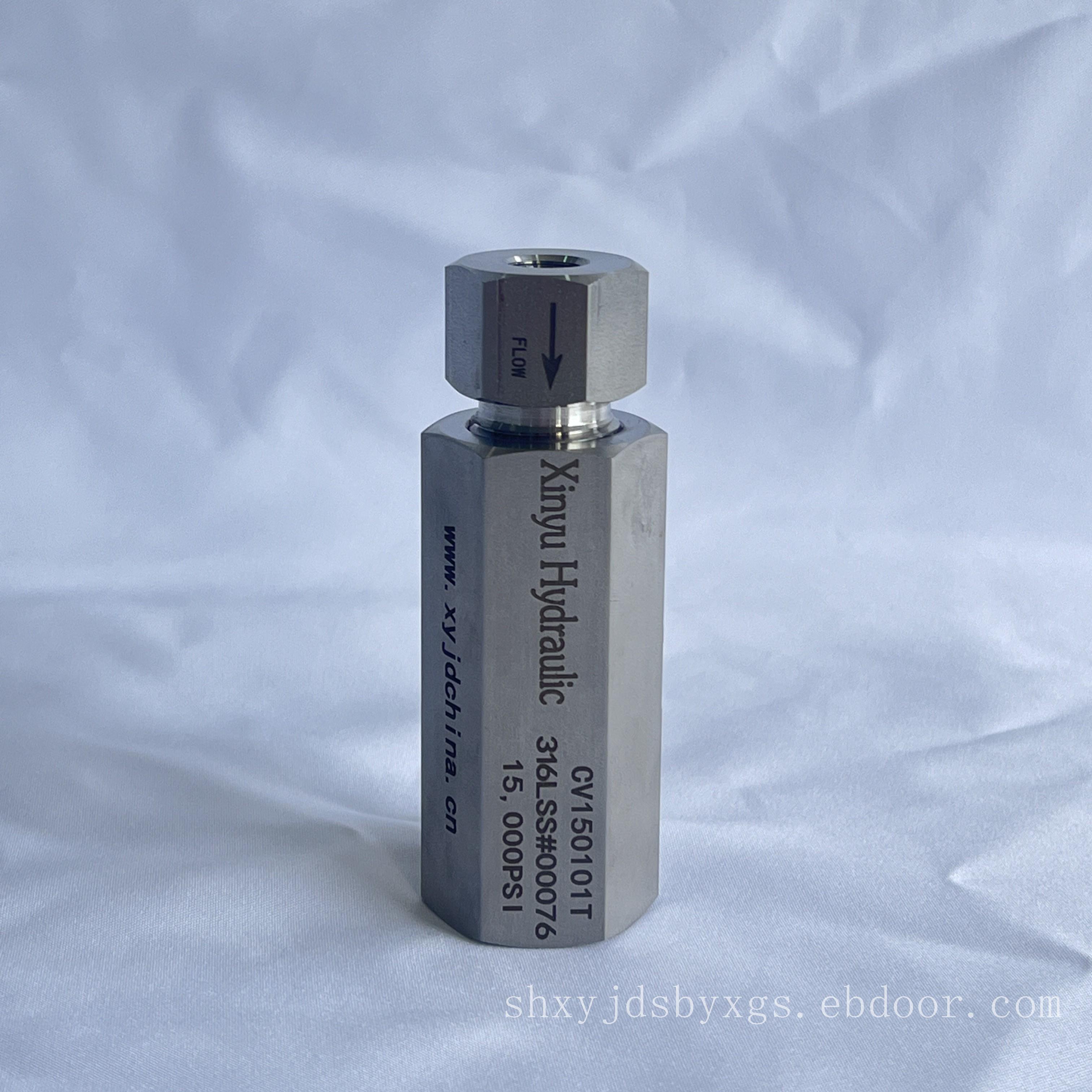 高压单向阀直通型不锈钢高压单向阀厂家批发