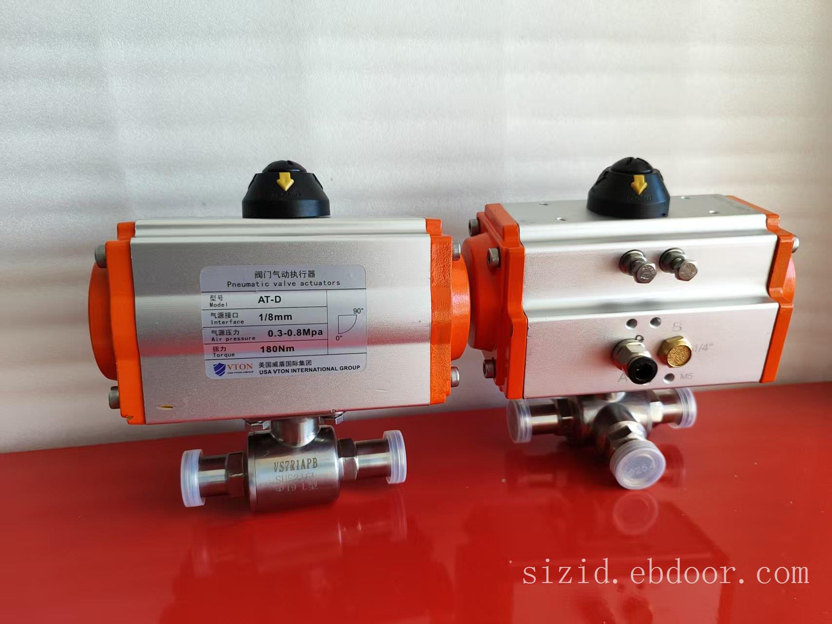 进口气动卫生级快装球阀