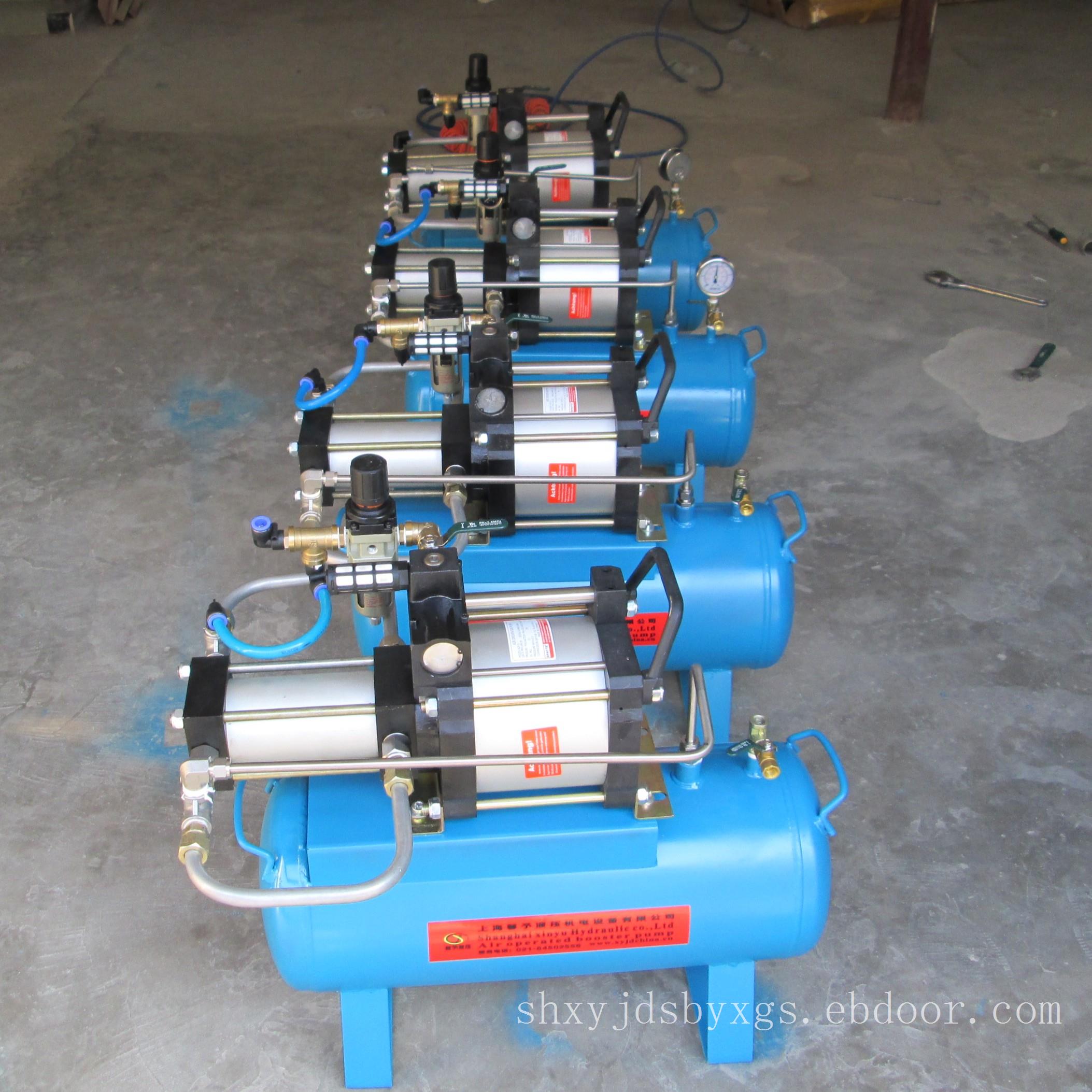 空气增压器气体增压泵气驱气体放大器40bar 氮气增压装置厂家