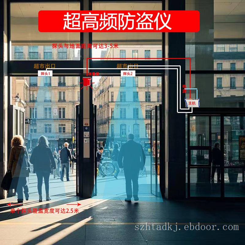 rfid超高频图书防盗器，吊顶图书防盗报警器主机