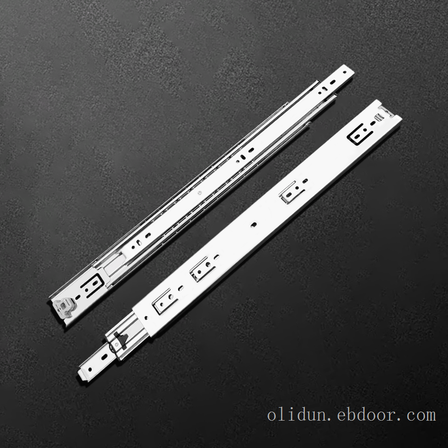 51宽三节工业重型滑轨加厚货柜承重导轨机柜滑道房车抽屉滑轨轨道