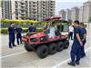 突破障碍-水陆两栖全地形车助力灾后废墟抢险