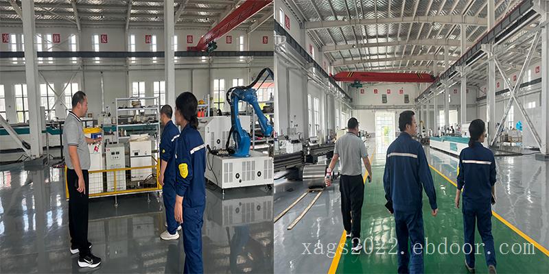 中钢西重技术部领导一行莅临国盛激光科技参观交流