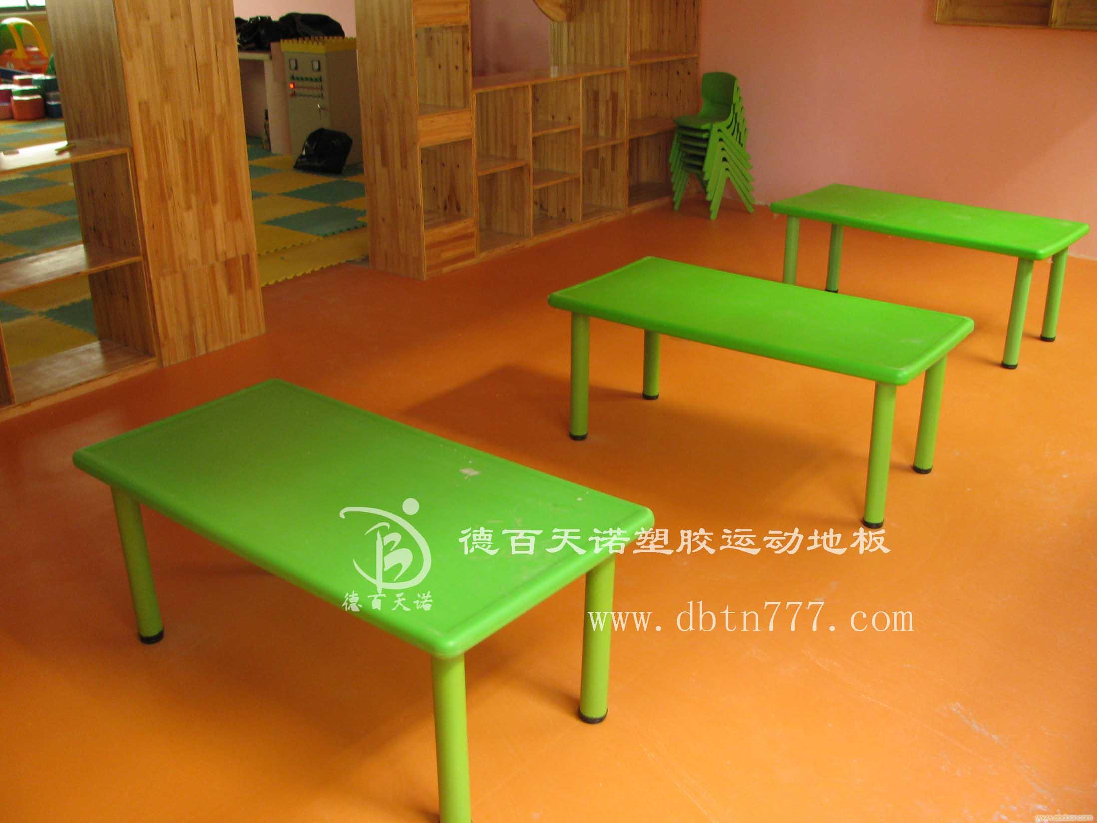 白银乒乓球PVC塑胶地板/德百天诺PVC塑胶运动地板