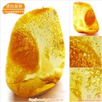 琥珀皇朝★波兰琥珀蜜蜡★罕品植物珀★内包树枝、草根带矿皮 