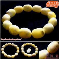 琥珀皇朝★波兰琥珀蜜蜡★象牙白原矿手珠★与天神交流的宝贝 