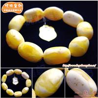 琥珀皇朝★波兰琥珀蜜蜡★象牙白原矿手珠★与天神交流的宝贝 