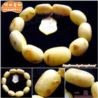 琥珀皇朝★波兰琥珀蜜蜡★象牙白原矿手珠★与天神交流的宝贝 