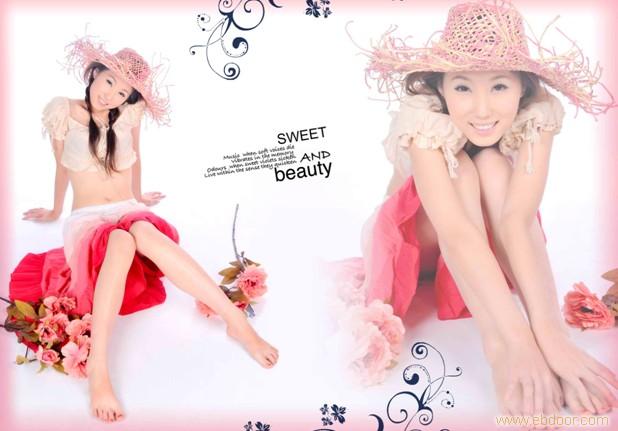 专业彩绘模特展示