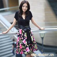 碎花连衣裙