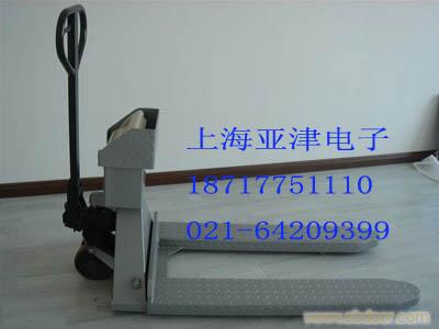 内蒙古打印式手推车电子秤，电子叉车秤，叉车磅秤报价