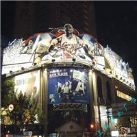 上海户外屋顶打光灯布广告牌制作