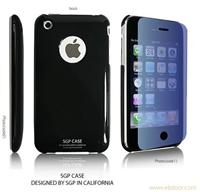韩国SGP Ultra Thiniphone 3G/3GS 超薄0.7MM彩壳 保护壳 亮黑