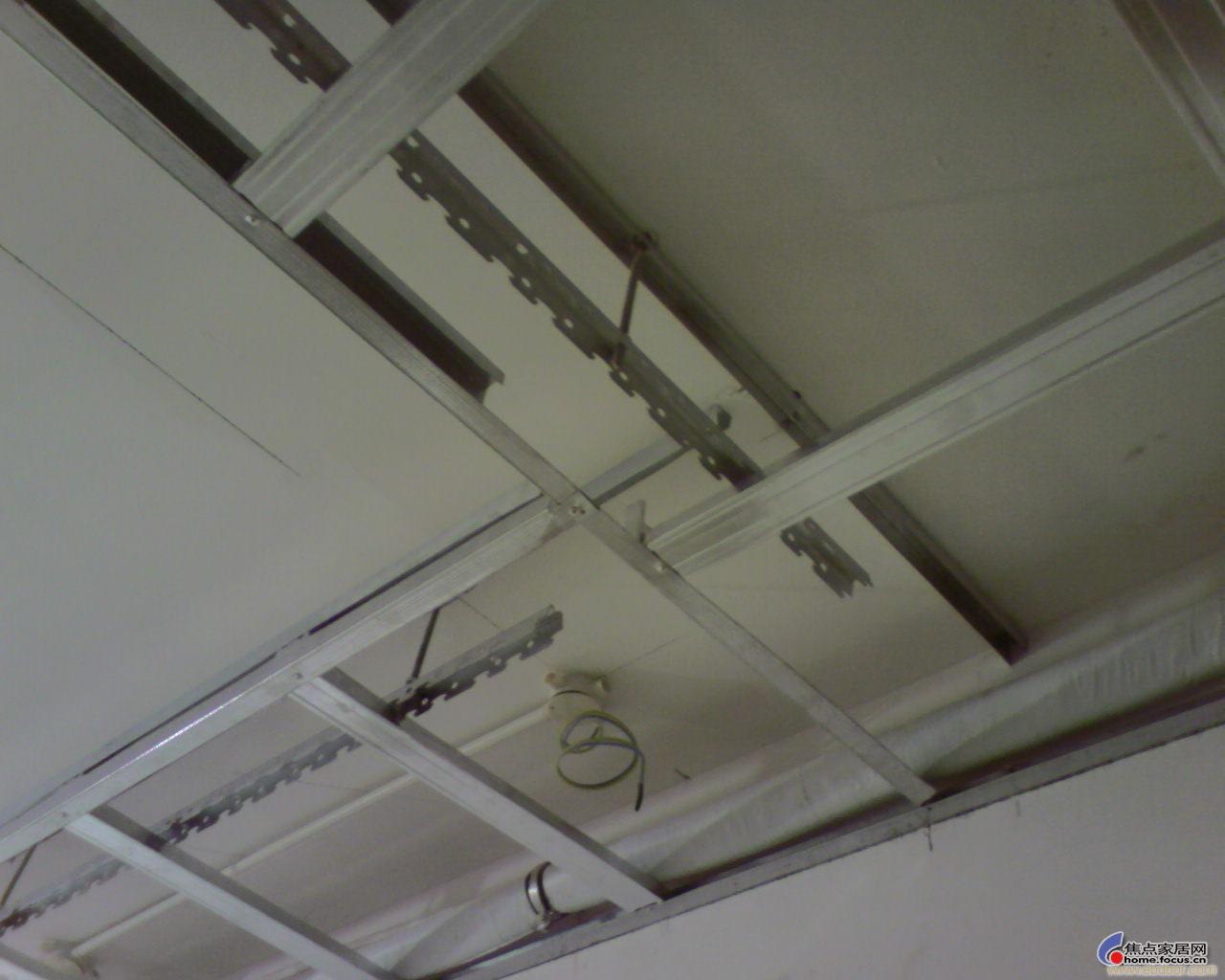 宾馆装修 轻钢龙骨吊顶隔墙 造型吊顶 异形吊顶 石膏板吊顶-阿里巴巴