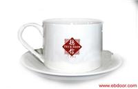 上海咖啡杯 陶瓷咖啡杯碟 陶瓷广告杯 马克杯 
