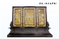 福来世家红木家具 屏风（段木波罗格）