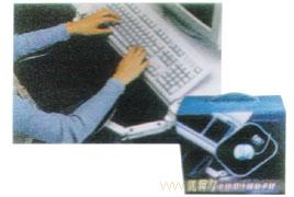 Computer operation auxiliary hand holder