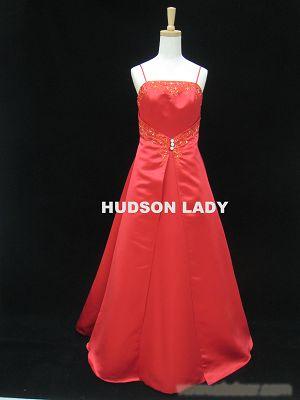AW2001-OZ Red Evening dress
