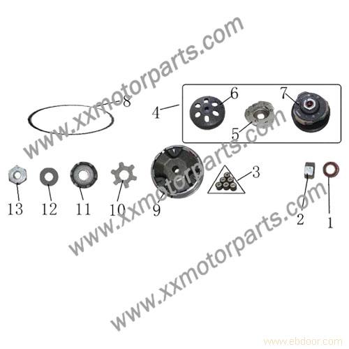 REAR BRAKE PARTS