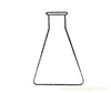 CONICAL FLASK wide  mouth