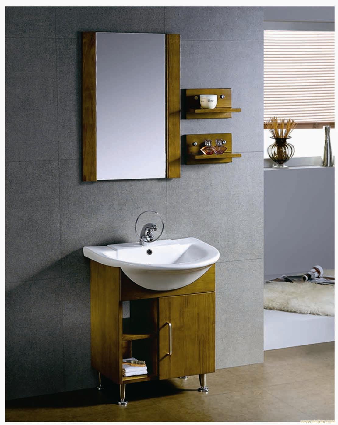 Solid wood bathroom cabinet XAP-0019