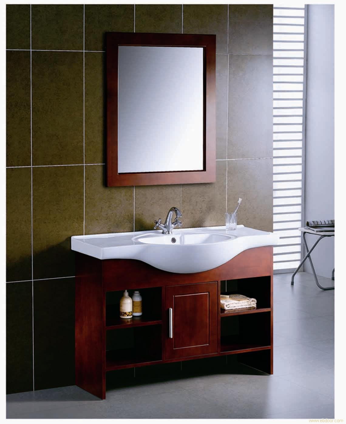 Solid wood bathroom cabinet XAP-0014