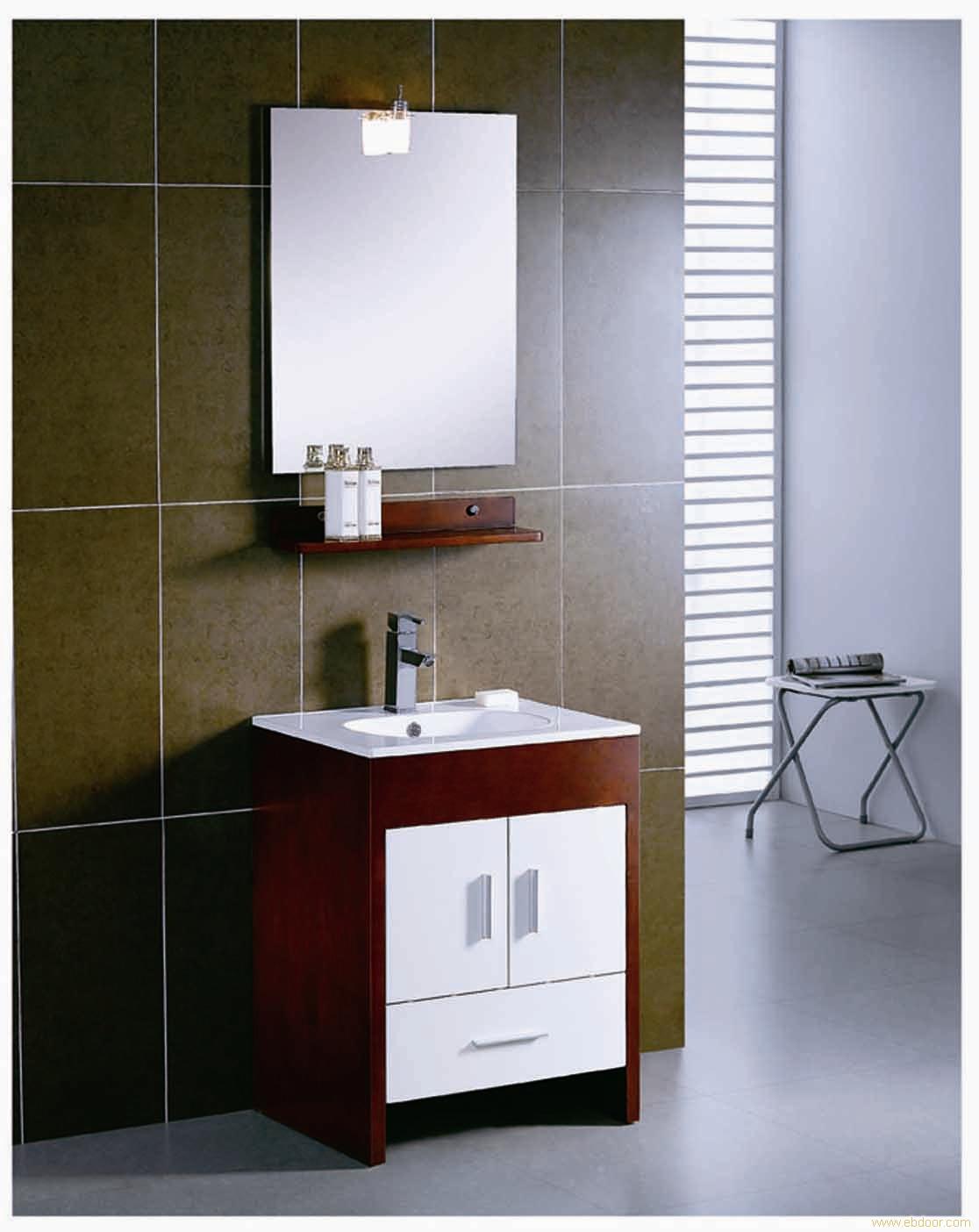 Solid wood bathroom cabinet XAP-0010