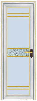 Bathroom glass door