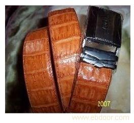 Supply ostrich skin belt