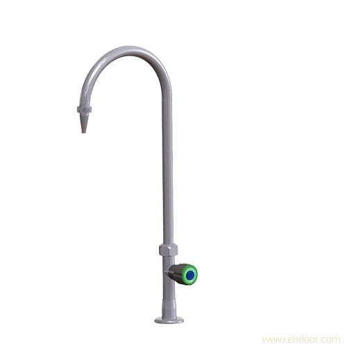 Single-port gooseneck faucet