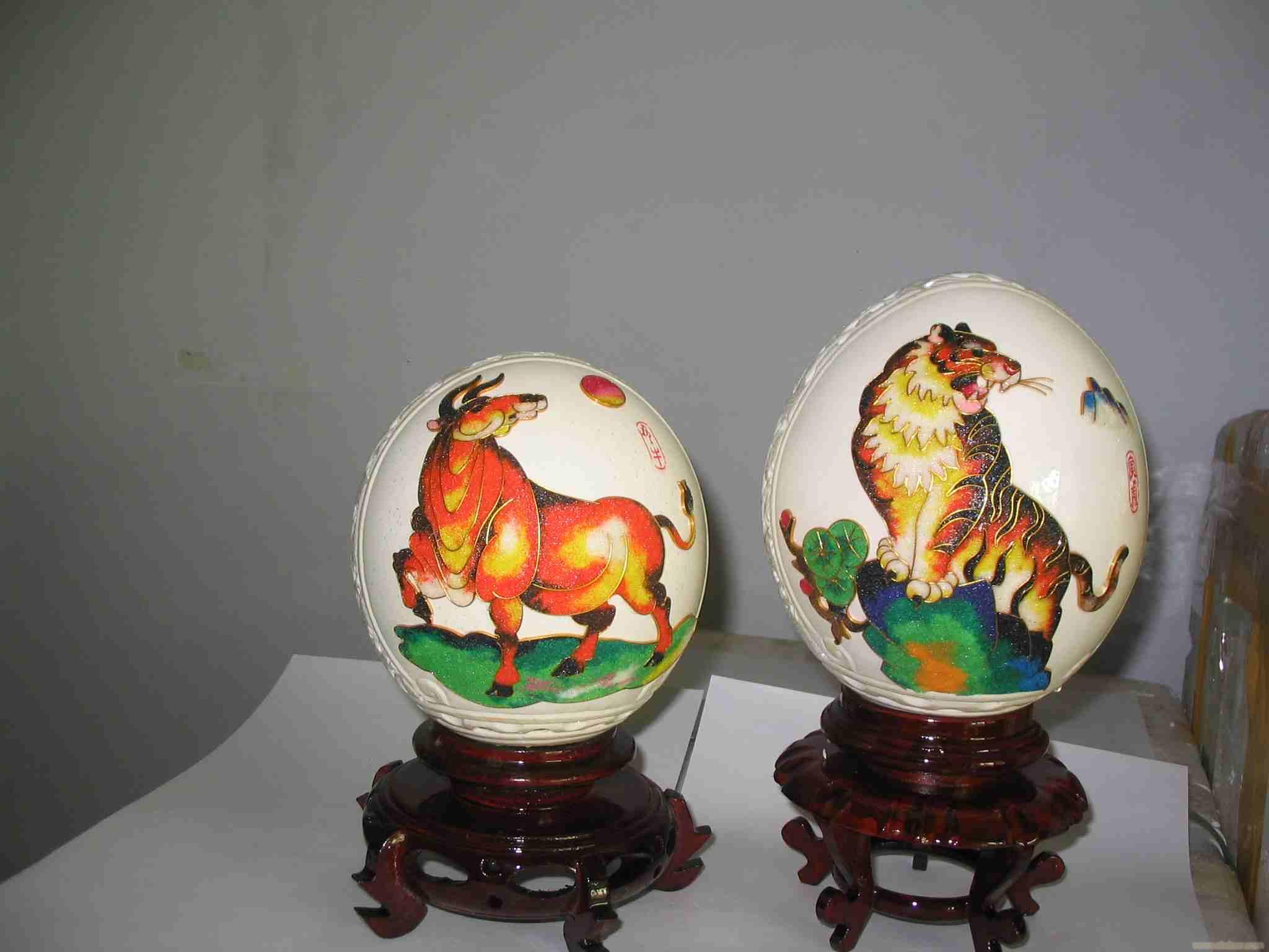 Zhengzhou ostrich egg art