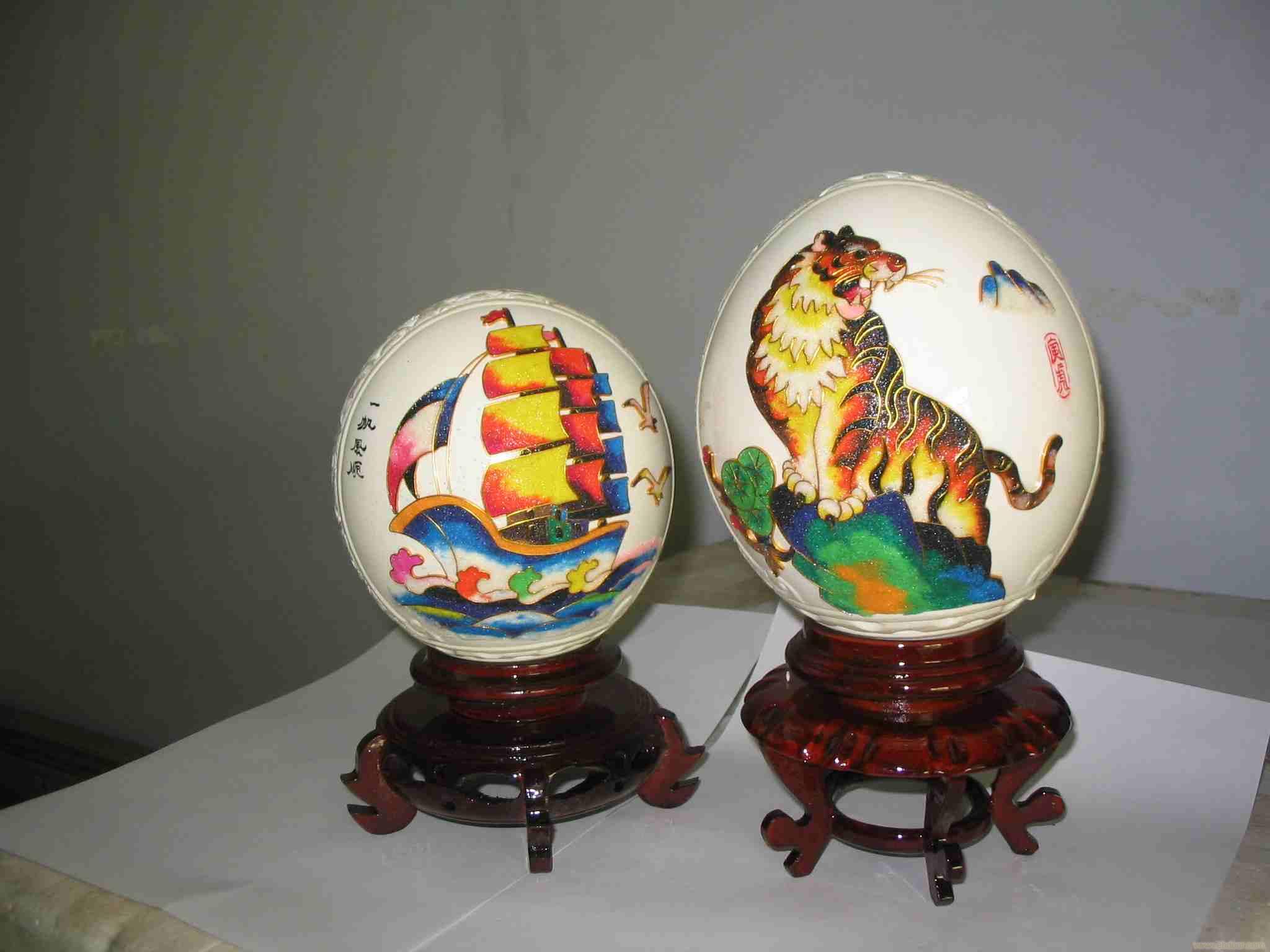 Ostrich egg art prices in Zhengzhou