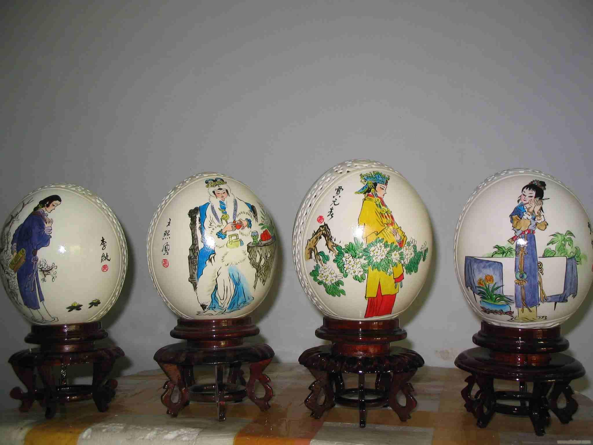 Monopoly Zhengzhou ostrich egg art