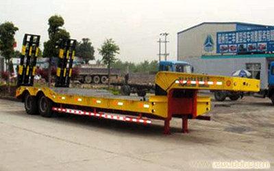 HLQ9355TDP type low flat semi-trailer