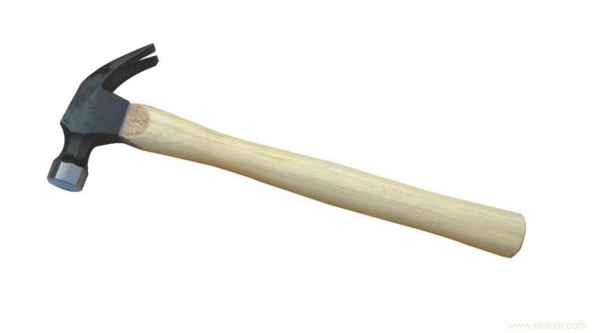 Claw Hammer With Wooden Handle