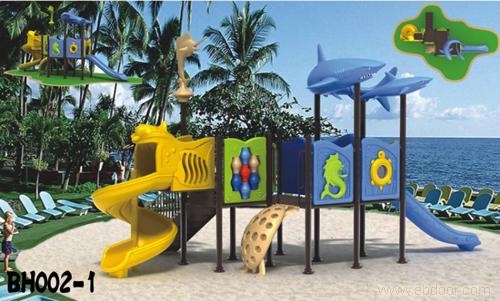 BH02-1 Outdoor Ocean Slide for Children's