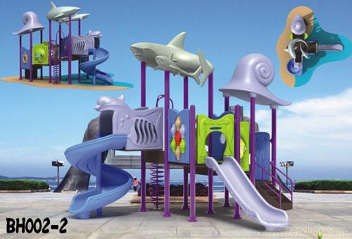 BH02-2 Outdoor Ocean Slide for Children's