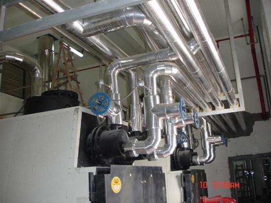 工业管道安装及保温图_工程案例_上海恒工机